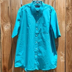 Stafford Essentials Everyday Mens Shirt Short Sleeved  Button-down Shirt